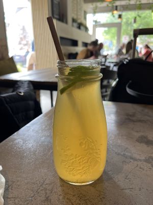 Home made lemonade   at Vege Miasto in Warsaw