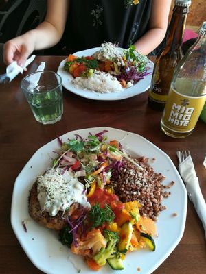 lunch menu at Vege Miasto in Warsaw