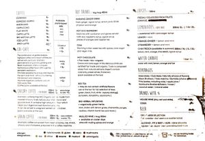 Menu, 2024-09-04 at Vege Miasto in Warsaw