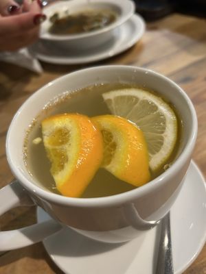 Ginger tea  at Vege Miasto in Warsaw