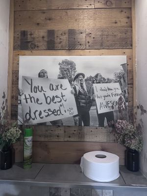 Cute toilets! 😂  at Vege Miasto in Warsaw