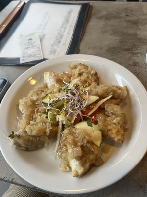 Dumping crazy bitch and mushrooms baked  at Vege Miasto in Warsaw