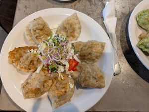 Pierogi at Vege Miasto in Warsaw