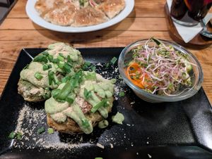 Cudaki (stuffed potato). A must! at Vege Miasto in Warsaw