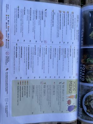 Menu   at Vege Miasto in Warsaw