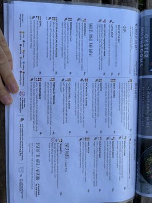 Menu  at Vege Miasto in Warsaw
