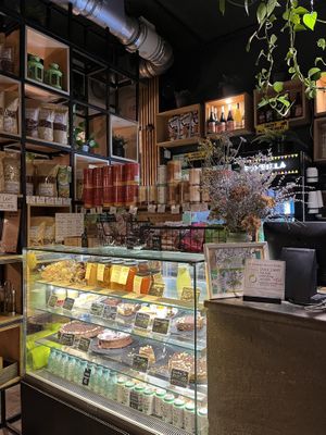 Counter  at Vege Miasto in Warsaw