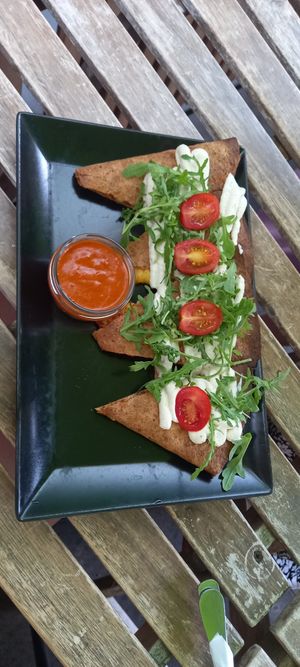 Quesadilla at Vege Miasto in Warsaw