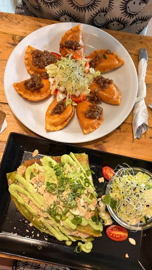 Pierogi en green heaven at Vege Miasto in Warsaw