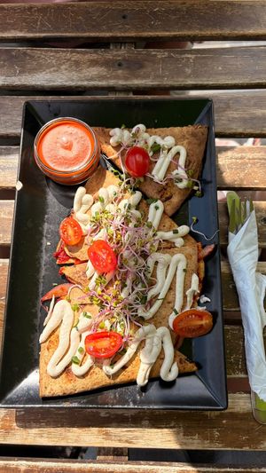 Quesadilla at Vege Miasto in Warsaw