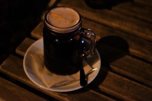 Mulled wine.  at Vege Miasto in Warsaw