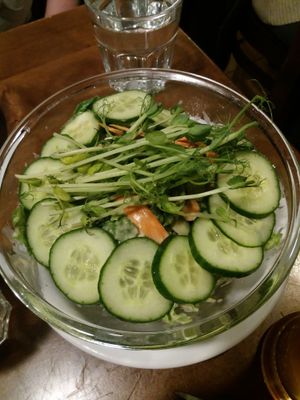 Yummy salad at Vege Miasto in Warsaw