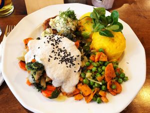 A winter lunch special at Vege Miasto  at Vege Miasto in Warsaw