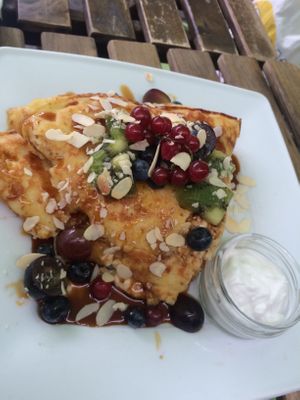 Sweetie crepe - insanely good! at Vege Miasto in Warsaw