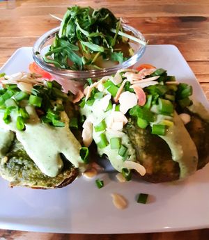 Tasty potatoes at Vege Miasto in Warsaw