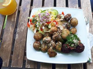 Lunch option at Vege Miasto in Warsaw