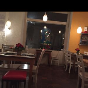 inside at DosTrece in Barcelona