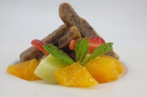 Dessert at DosTrece in Barcelona