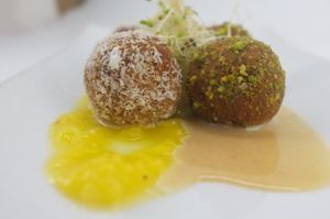 Raw Balls Starters at DosTrece in Barcelona