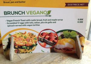 The Vegan Brunch at DosTrece in Barcelona