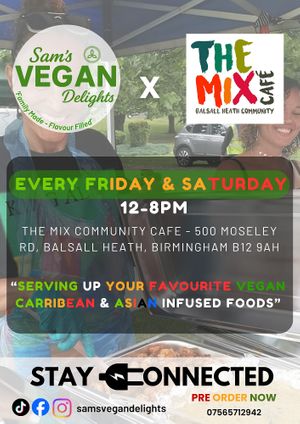 We recommend pre ordering as we can sell out quickly at times. Stay Connected - tell a friend to tell a friend.  at Sam's Vegan Delights - Birmingham  in Birmingham