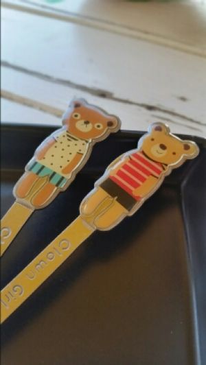 cutest spoons ever at Iconic Ice Cream in Chiang Mai