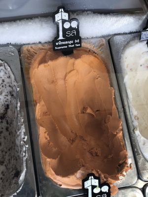 Thai tea!  at Iconic Ice Cream in Chiang Mai