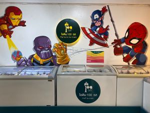 Originally “Ice Love You”. 90% choice are vegan.  at Itim Roi Ros (100 Flavors of Ice Cream) - ไอติม100รส in Chiang Mai