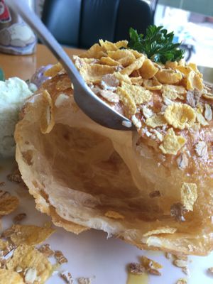 Look at that puffffff! at Iconic Ice Cream in Chiang Mai