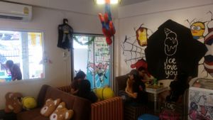 inside vegan ice cream shop at Iconic Ice Cream in Chiang Mai