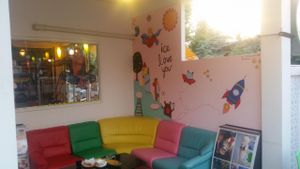 Patio at Iconic Ice Cream in Chiang Mai