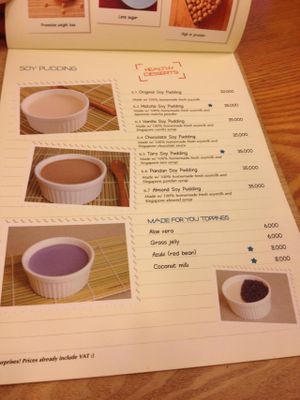 Soy puddings :) at The Bean Store - Vo Van Tan in Ho Chi Minh City