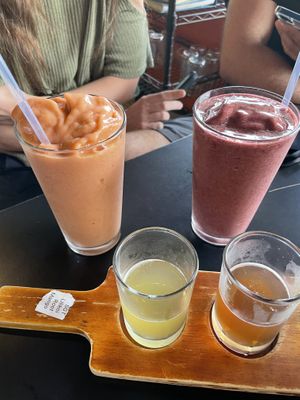 Kombucha smoothies at The Booch Bar in Hilo