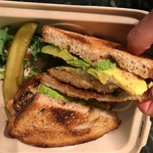 vegan Reuben to go at The Booch Bar in Hilo