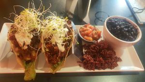 Vegan Street Tacos at The Booch Bar in Hilo