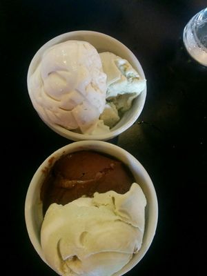 Vegan ice creams  at The Booch Bar in Hilo