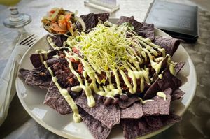 Vegan taco salad   at The Booch Bar in Hilo