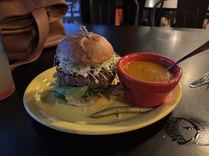 Conscious burger  at The Booch Bar in Hilo