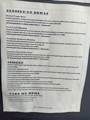 Bowls- Dessert - etc at The Booch Bar in Hilo