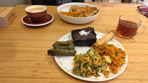 Mezze platter at Roka in Leiden