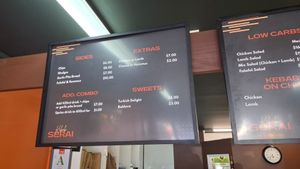 Menu Nov 2025 at Kebab Serai in Auckland