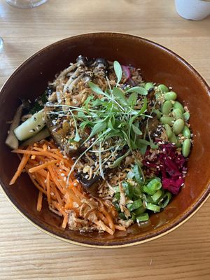 Aubergine donburi  at Izakaya in Saint Helier