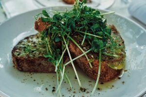 Avocado Toast  at The Rose Establishment in Salt Lake City