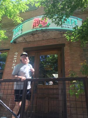 Outside at The Rose Establishment in Salt Lake City