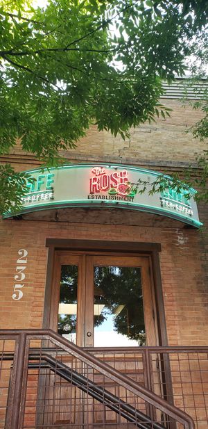 Entrance way at The Rose Establishment in Salt Lake City