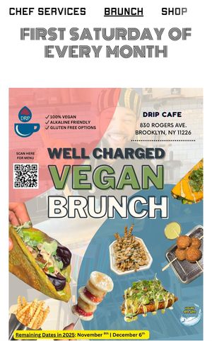 Vegan brunch at Well Charged NYC in New York City