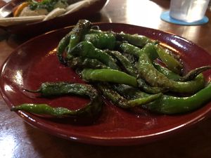 Shishito peppers (v) at Maui Brewing Co in Kahana