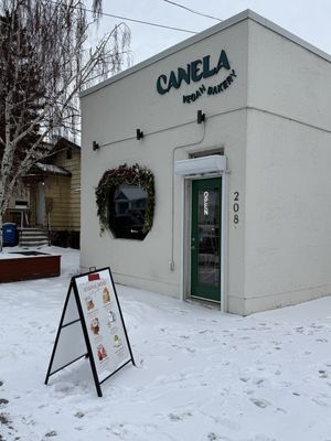 Exterior   at Canela Vegan Bakery & Cafe Bridgeland in Calgary