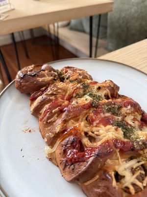 Korean bread  at Canela Vegan Bakery & Cafe Bridgeland in Calgary