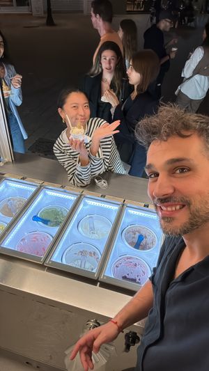 Fresh Natural Ice Cream at Gelat del Mercat in Valencia